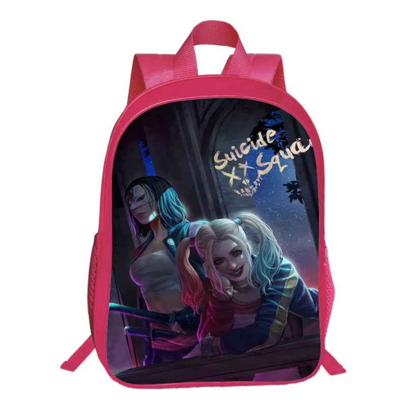 2017 Hot Sale DC Comics Suicide Squad Harley Quinn Women Backpacks for Teenagers Girls School Bags Children Bookbag for Student bookbags-for-girls