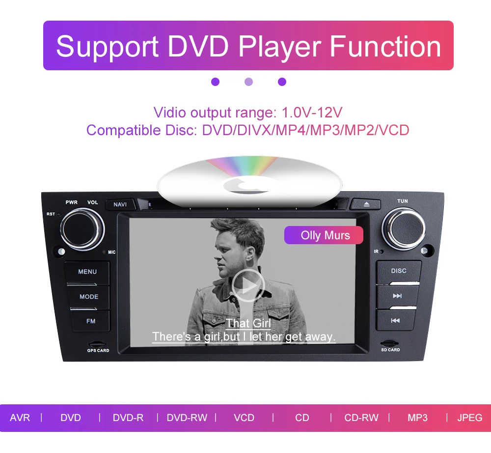 Perfect Xonrich AutoRadio1 Din Android 9.0 Car DVD Player For 3 Series BMW E90/E91/E92/E93 Navigation Head Unit Audio Stereo Wifi 2+32GB 14 Perfect Xonrich AutoRadio1 Din Android 9.0 Car DVD Player For 3 Series BMW E90/E91/E92/E93 Navigation Head Unit Audio Stereo Wifi 2+32GB 14