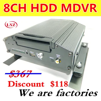 

MDVR AHD HD pixel 8 way hard disk on-board video recorder directly for Qinghai engineering vehicle / semi-trailer monitoring