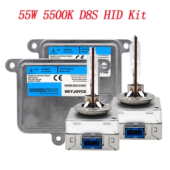 

Car Headlight 55W Bulb D8S HID Kit Metal Base D1S D3S D8S HID Ballast Control Unit Fast Bright Ballast Bulb Kit 55W 5500K D8S