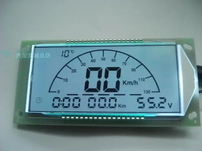 

1PCS ,LCD display battery car electric instrument panel universal 48v60v72v electricity meter voltmeter