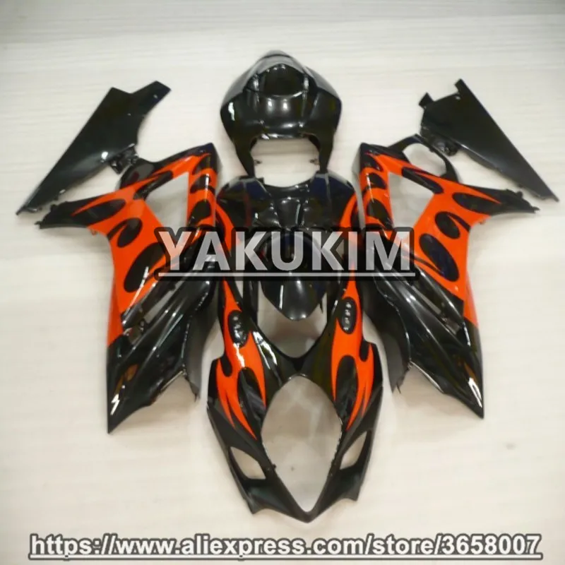 YAKUKIM ABS Injection Fairing Kits For Suzuki GSXR1000 K7 07-08 Year 2007 2008 GSXR-1000 07 08 GSXR 1000 | Автомобили и мотоциклы