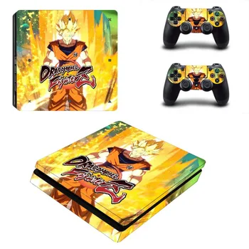 

PS4 Slim DRAGON BALLZ Stickers Skin For Sony PlayStation 4 play station 4 Slim Console and Controller Skins Vinilo Sticker