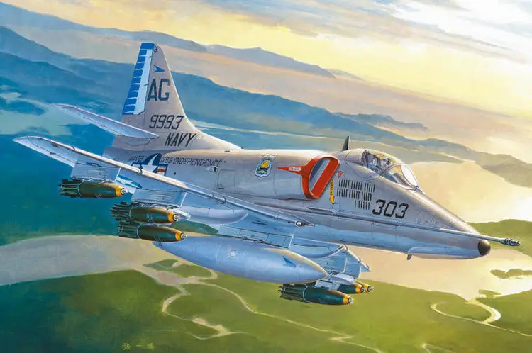 Hobbyboss 1/72 87254 A-4E Sky Hawk | Игрушки и хобби