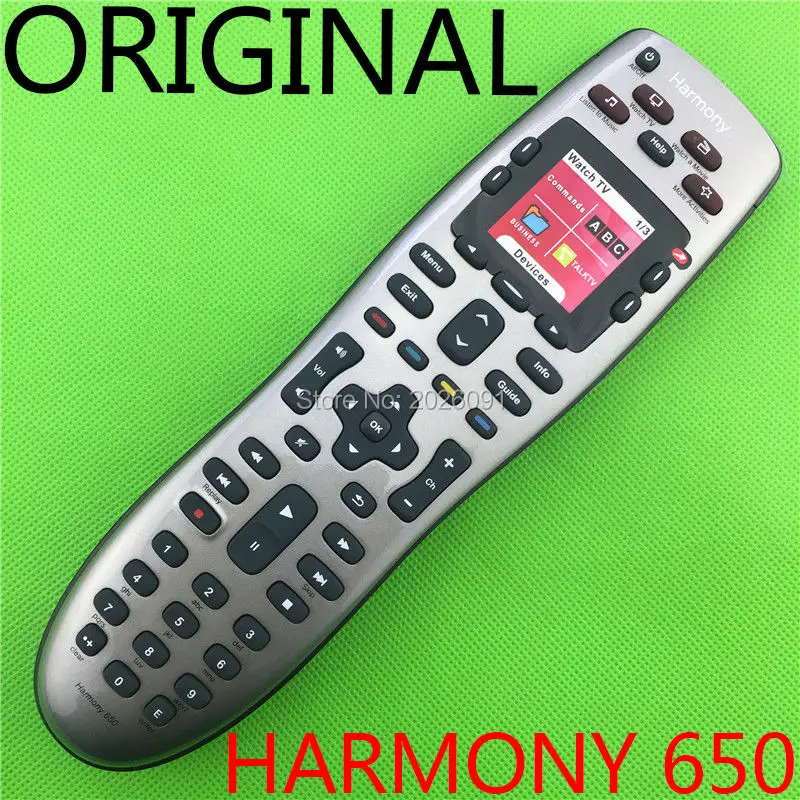 Пульт дистанционного управления logitech Harmony 650-серебристый(915-000159