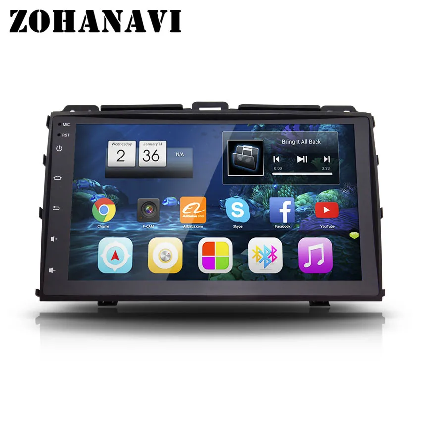 Cheap ZOHANAVI 9 Inch Octa Core Android Car Radio For Toyota Prado 120 2003 2009 multimedia GPS navigation for Lexus GX470 0
