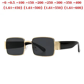 

Made Myopia Minus Prescription Polarized Lens 2019 Fashion Brand Male Punk Square Simple Frame Polarized Sunglasses -1 TO -6 NX