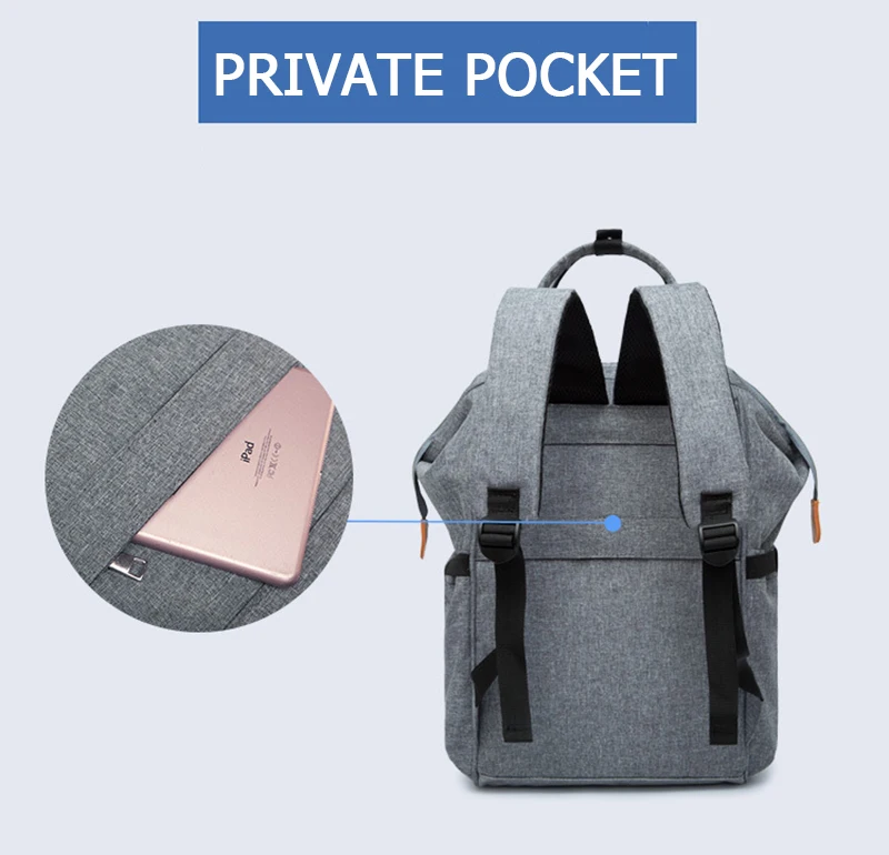 Diaper Bag and Insulation Bags Fashion Maternity Mummy Backpack Nappy Changing Organizer Waterproof Baby Care Bags (8)
