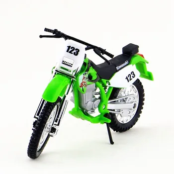 

Maisto 1:18 Motorcycle Toy Alloy Motorbike Simulation KLX250SR Motor Cycle Models Kids Toys