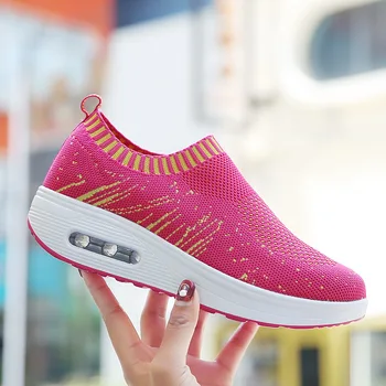 

Women Flat Platform Shoes Woman Loafers Sneakers 2020 Fashion Women's Slip On Shallow Swing Casual Shoes Ladies Flats Shoes