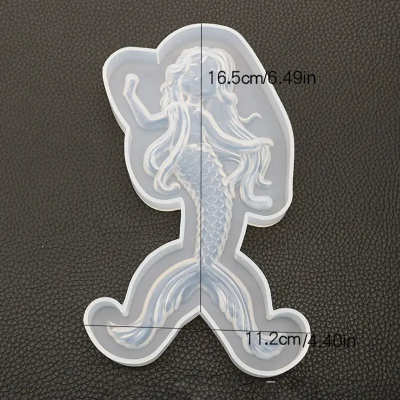 

Handmade Pendant Resin Mold DIY Baking Cake Decoration Making Silicone Molds Fish Deer Shape Crystal Epoxy Mirror Mould