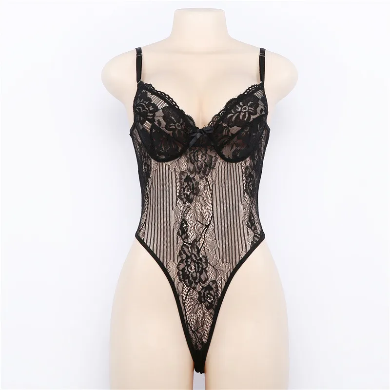 2018 Summer Women Sexy Lace Bow Romper Sleeveless Halter Slim Fit Hollow Out Bodysuits Skinny Backless Jumpsuit 2018 Summer Women Sexy Lace Bow Romper Sleeveless Halter Slim Fit Hollow Out Bodysuits Skinny Backless Jumpsuit