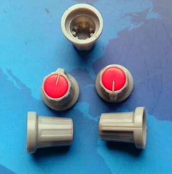 

FREE Shipping!!! 100pcs Potentiometer / inverter / full plastic cap Knob / Electronic Component