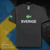 Camisetas Sverige de Suecia para hombre, camiseta Swede sueca, camisetas del equipo de la Nación, camisetas para gimnasio y fitness, camisetas de país SE ► Foto 2/6
