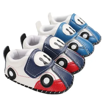 

PU Cartoon Car Baby Shoes Fashion Cartoon Cute Car Baby Boy Shoes First Walker Spring / Autumn Baby Girl Shoes