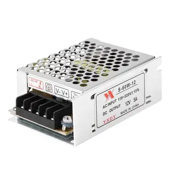 

DC 12V 5A 60W Lighting Transformer LED Driver Power Adapter Switch for LED Strip Light Switch Power Supply