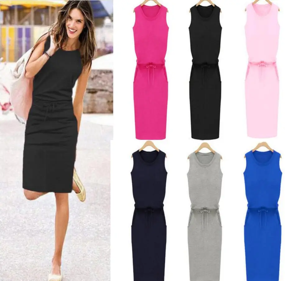 

2019 New Summer Dress Vintage Elegant Sweater Dress Fashion Evening Party Beach Dresses Vestidos