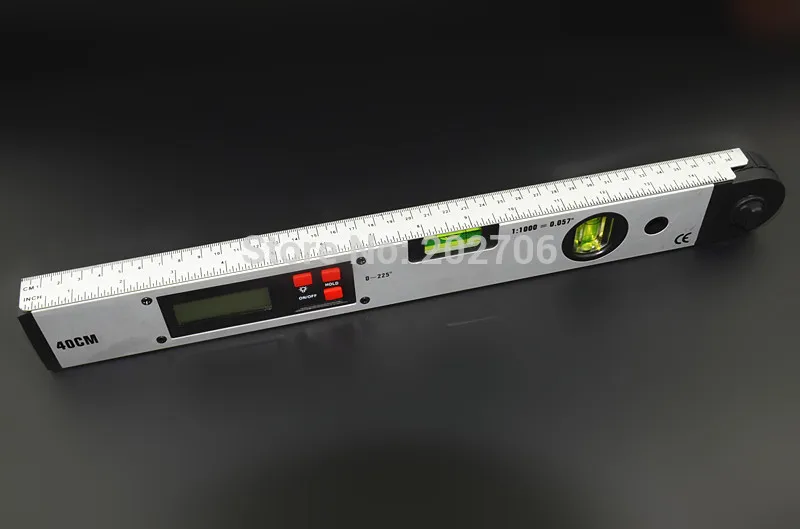 400 мм 16 дюймов цифровой угломер Инклинометр электронный уровень 225 градусов измерение уровня угол наклона тест линейка