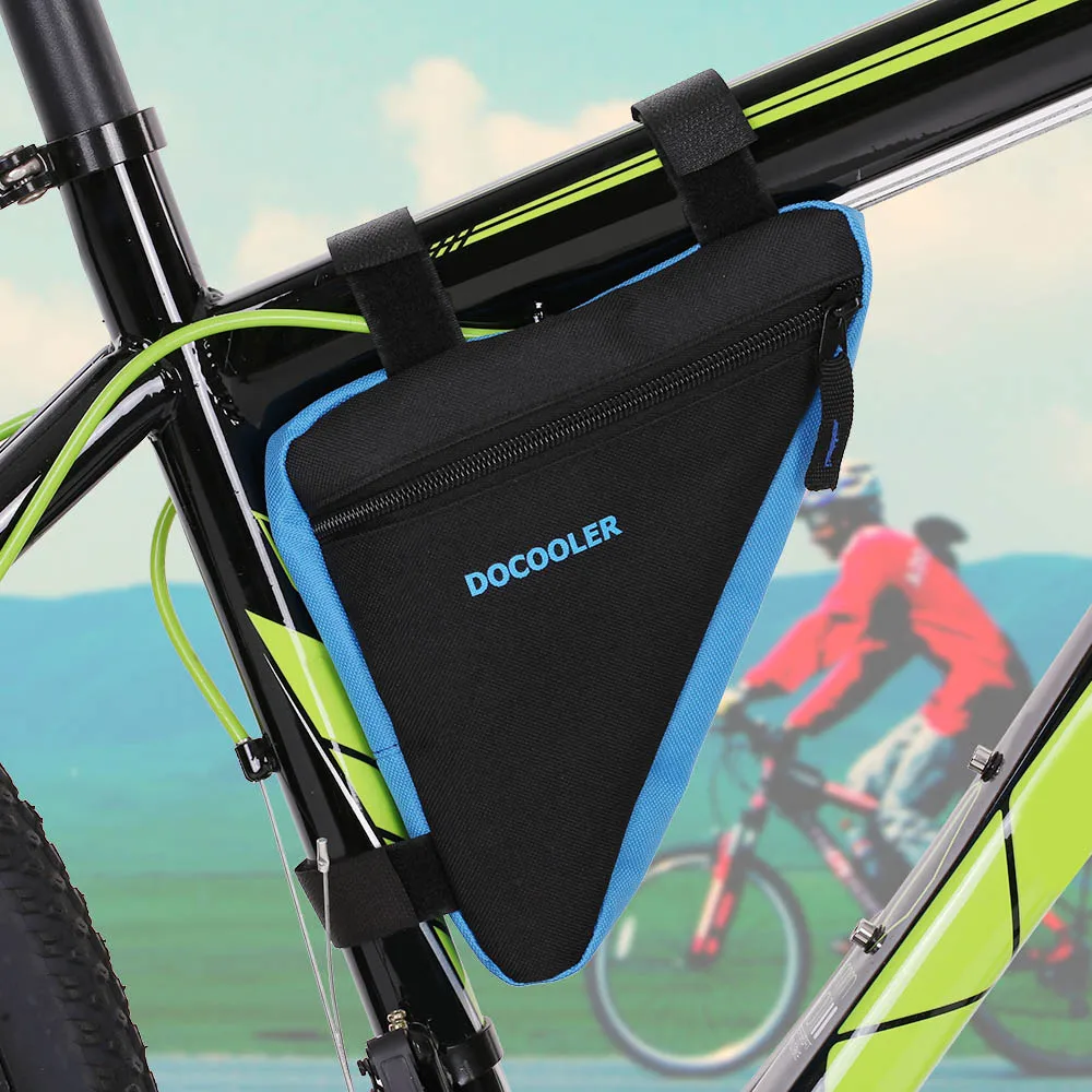 Clearance Docooler Waterproof Triangle Cycling Bicycle Bags Front Saddle Tube Frame Pouch Bag Holder Outdoor Bag New 0
