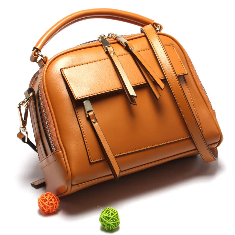 

Kajie Vintage Genuine Leather Bag For Girl 2018 Crossbody Postman Luxury Handbags Women Bags Designer Small Shoulder Bags Female