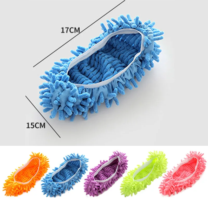 Дом ленивый Швабра Тапочки пол полировка ткань уборка пыли щетка для ног носок бахилы чистящие инструменты 1 шт