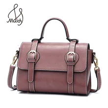 Женские Девушки натуральной кожи сумки клапаном ранцы Crossbody сумка дизайнер Сумки клатч высокое качество милая