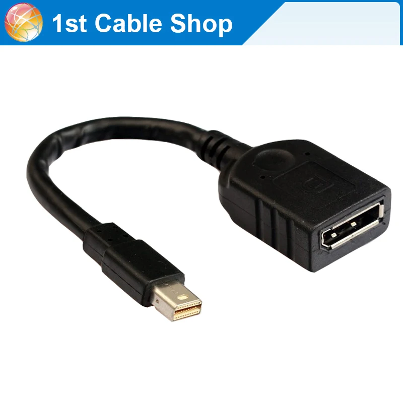 DP1.2 cable Mini displayport dp to DP female cable adapter for For apple macbook pro air HP Dell Lenovo laptop t