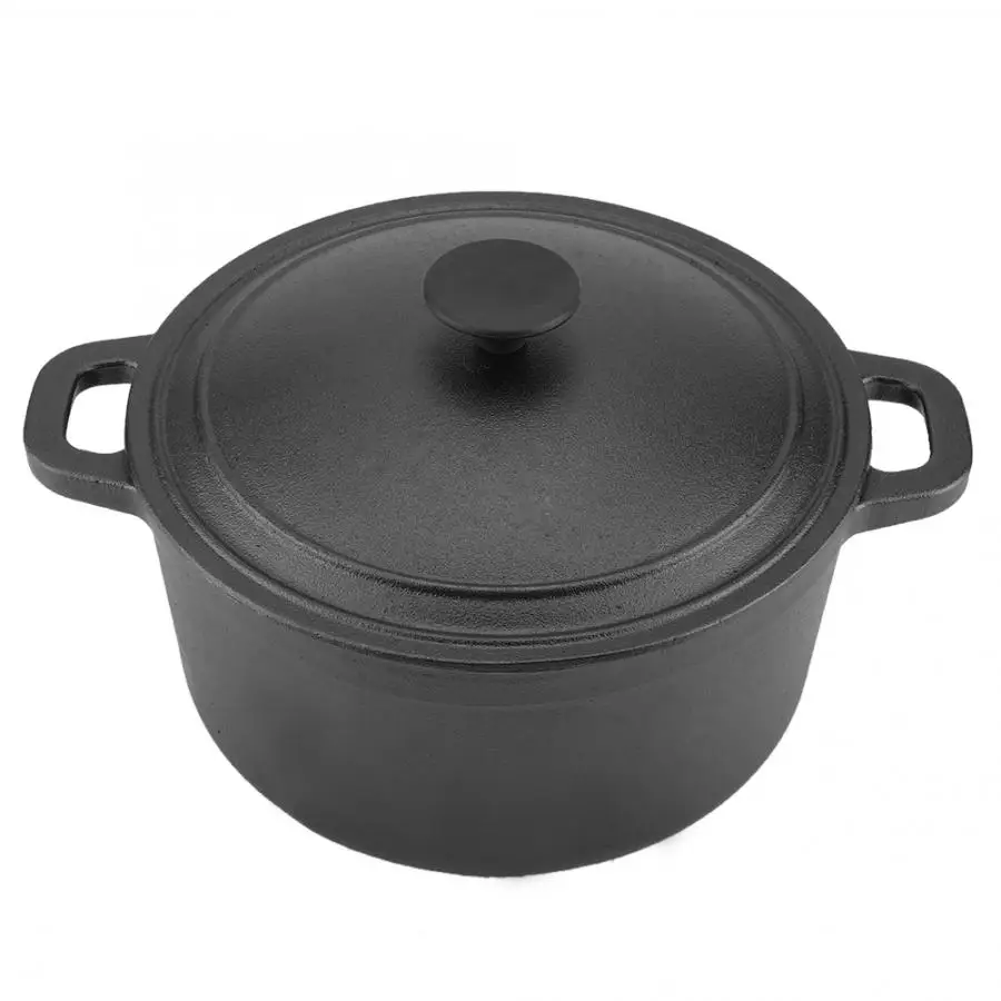 

Portable Non-stick Cast Iron Cookware Oven Outdoor Camping BBQ Tool