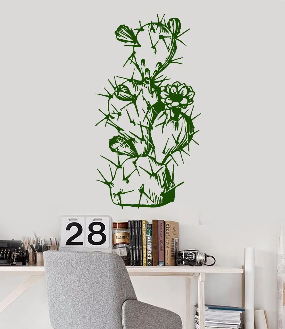 Plant Flower Nature Vinyl Wall Decals Living Room Bedroom Vivid