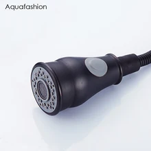 Кухонный кран; аксессуары черный Кухня Спрей головы вытащить кран двойной распыляющий носик золотой