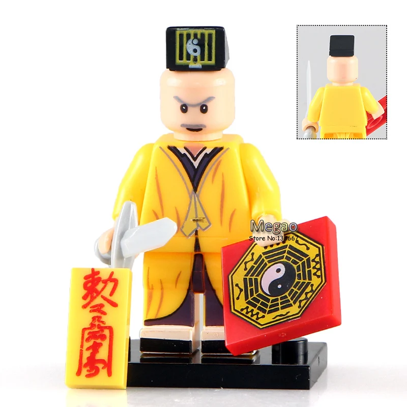 

Single Sale Custom Made WM204 Ching-Ying Lam Zombies Hunter Third Party Print Action Building Blocks Kids Gifts Toys