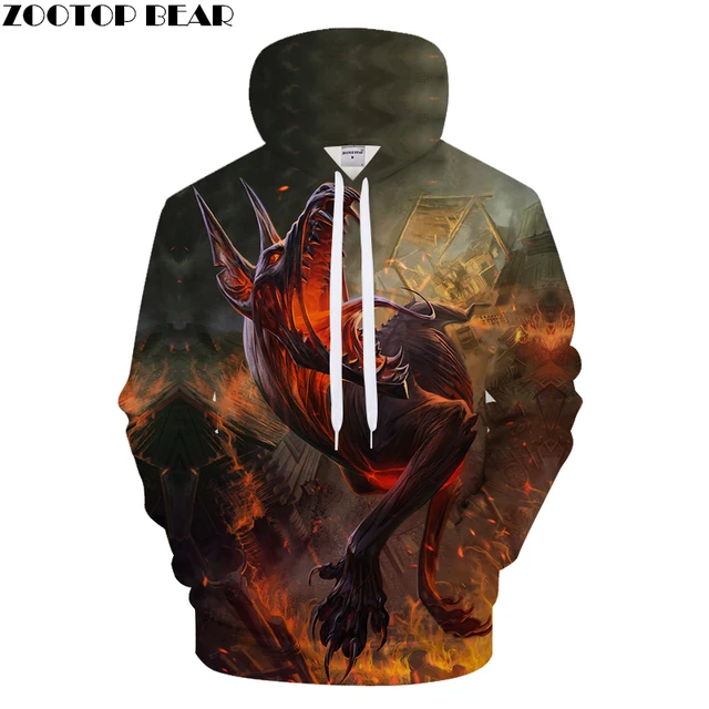 Aliexpress.com : Buy Fire Wolf Sweatshirt Men Hoodies Harajuku
