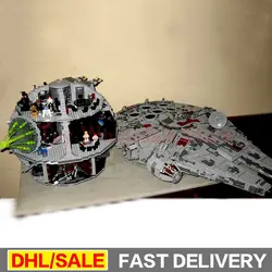 Лепин 05033 Ultimate коллекционера Сокол Тысячелетия Лепин 05035 Death Star Wars Building Block конструктор LEPIN игрушки 10179 10188