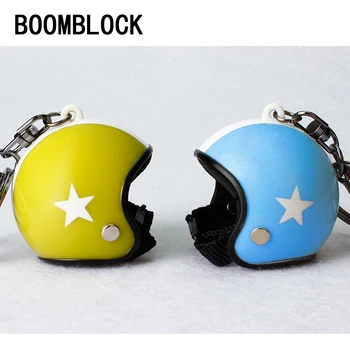 

1Pcs Creative Motorcycle Safety Helmet Car Keychain for Nissan Qashqai Opel Astra J H Kia Ceed Sorento Skoda Octavia A5 A7 2