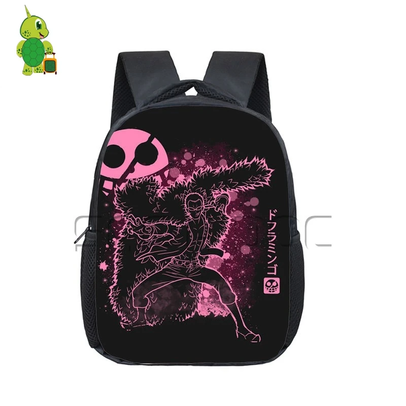 Anime One Piece Fluorescence Backpack Kids Daily Bags Pirate Luffy