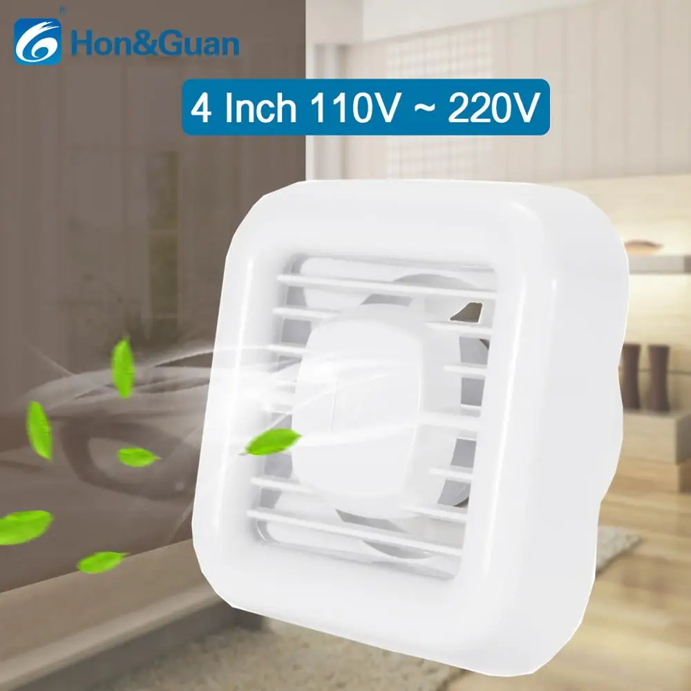 

4'' Air Circulator Bathroom Garage Exhaust Fan; Wall Mount & Ceiling Mounted Fan Built-in Household Ventilation Fans; 14W