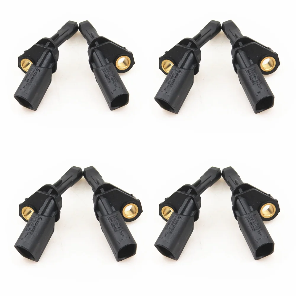 4 Set Rear Right&Left ABS Speed Sensor For VW Passat B6 B7 Jetta Golf GTI 5 MK5 6 MK6 Tiguan Eos