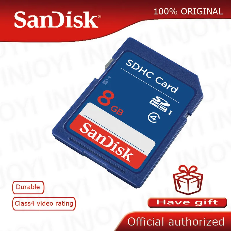 

Original SanDisk SD card 32GB 16GB 8GB 4GB C4 SDHC Memory Card class 4 Camera Memory Card carte sd Pass Official Verification