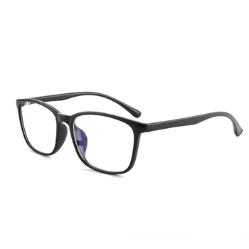 

Gudzws TR90 Super Lightweight Anti Blue Light Computer TV Glasses Rectangle Frame Comfortable Fashionable Classic Style Unisex