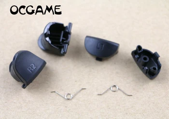 

OCGAME Black Full Set L1 R1 L2 R2 jds001 jds011 Trigger Buttons Replacement Buttons for playstation 4 PS4 Game Controller