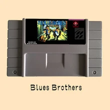 Blues Brothers Версия США 16 бит большая серая игровая карта для NTSC игрового игрока