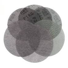 50Pcs/box 6 Inch 150mm Sandpaper Autonet Mesh Sanding Discs Dust Free Anti-blocking 80/120/180/240/320 Grits