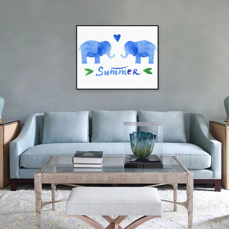 Poster Abstract Creative Alphabet Picture Art Drawing Animal Affection Cloth Painting Living Room Home Decor Wall Fashion | Дом и сад