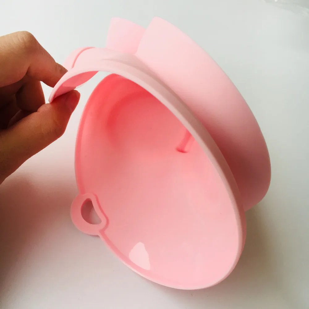 Qshare Baby FDA Silicone Baby Bowl Suction Mickey Plate for kids with Lid BPA Free Feeding Kids Tableware Children Dining Dishes