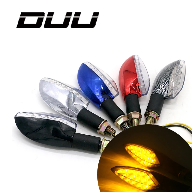 4 Intermitentes LED Para Moto - 12V Universales, Impermeables IP67, Fácil Instalación