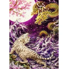 Unduh 88 Koleksi Gambar Harimau Putih Dan Naga Terbaru 