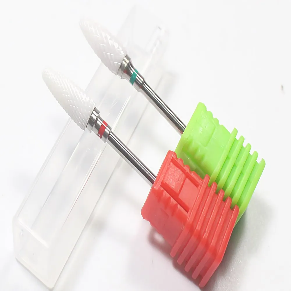 

8 Type Ceramic Nail Drill Bit Manicure Machine Milling Cutter Manicure Electric Nail Drill Accessories,