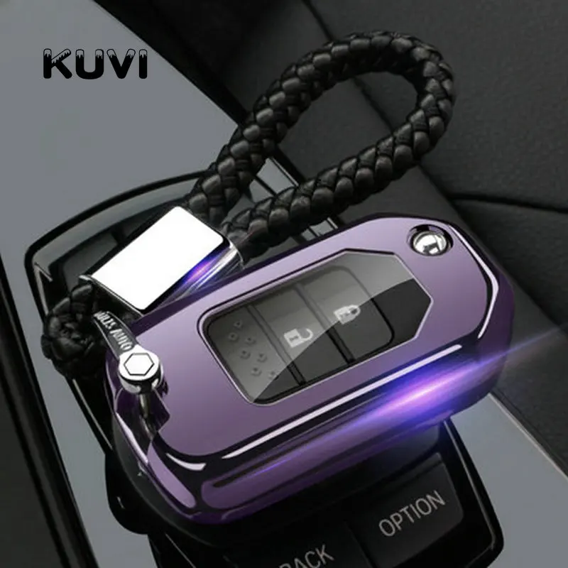 

Soft TPU 2&3 Buttons Car Smart Key Case Cover For Honda Hrv Xrv Crv Fit Accord 2003-2007 Freed Pilot Cr-v Jazz 2017