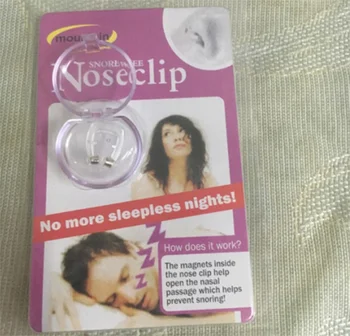 

Silicone Magnetic Anti Snore Stop Snoring Nose Clip Free Shipping / by dhl 1000pcs