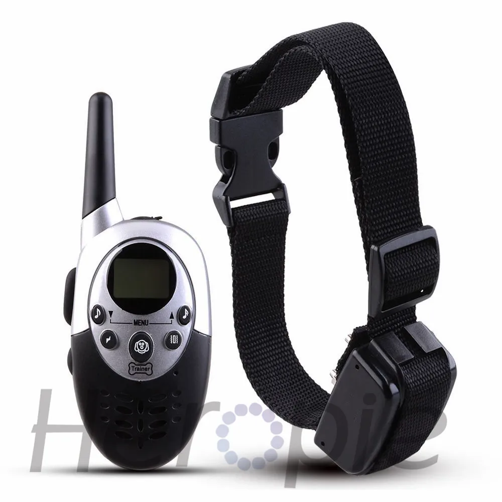 Remote Control Dog Trainer 1000 Yard Waterproof Rechargeable LCD Remote